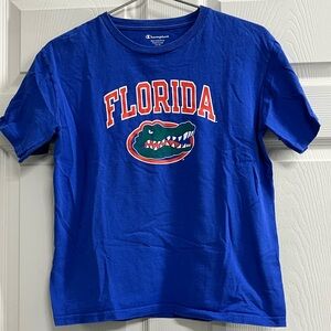 Champion University of Florida Gators Boys Blue T-Shirt - Size XL - VGUC